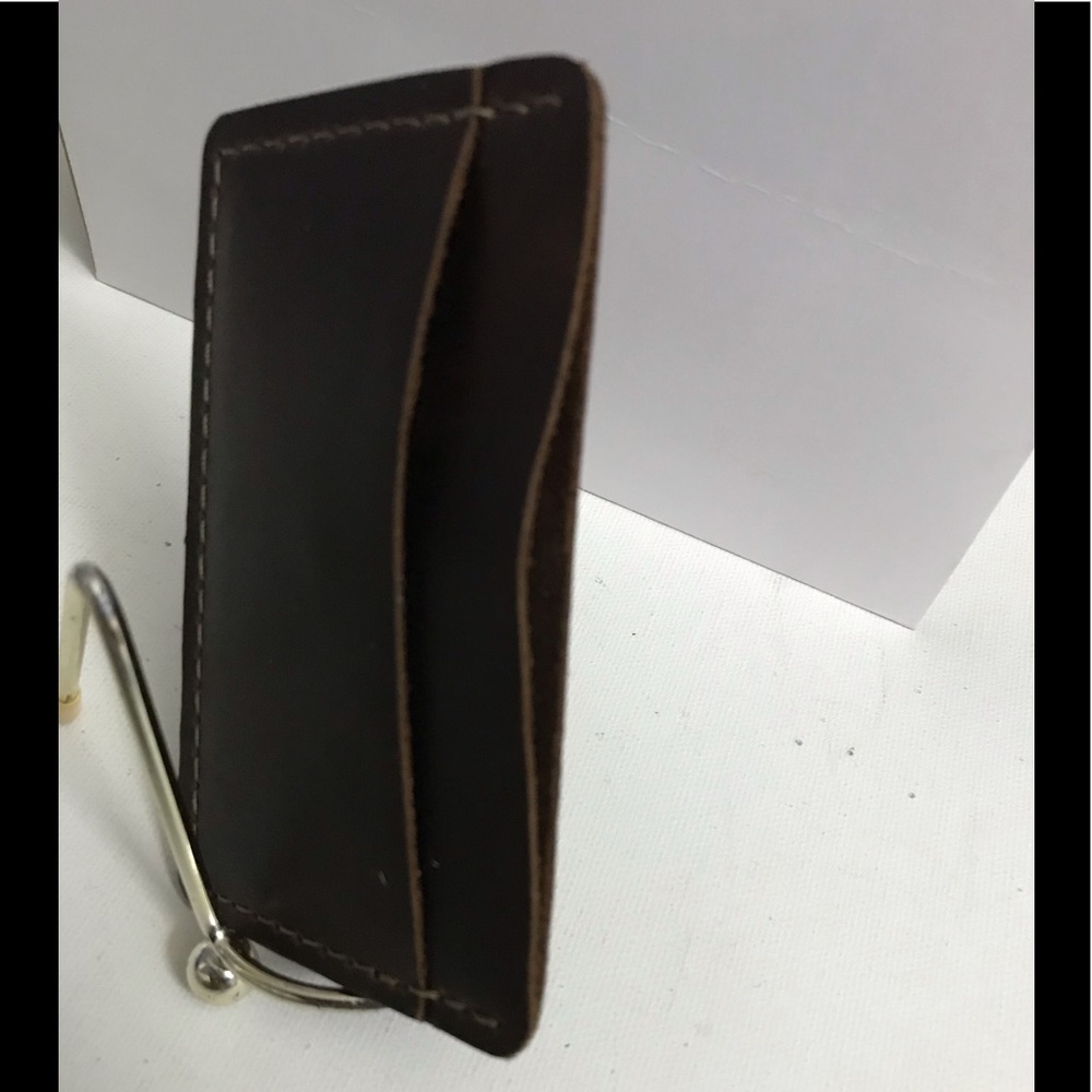 Rustico Credit Card Holder 100% leather Made in USA Brand New - Picture 3 of 10